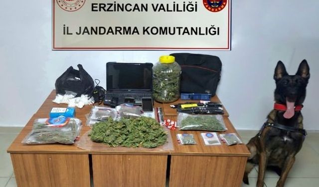 Erzincan’da uyuşturucu operasyonu: 4 gözaltı(VİDEO)