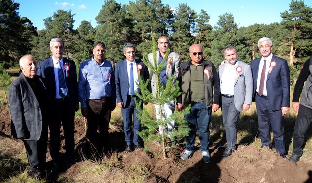 Kars'ta Sarıkamış ve Çanakkale şehitleri anısına hatıra ormanı oluşturuldu