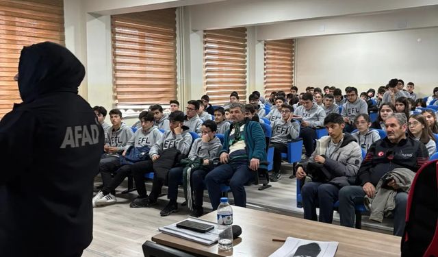 Erzincan Fen Lisesi’nde Afet Farkındalık Eğitimi