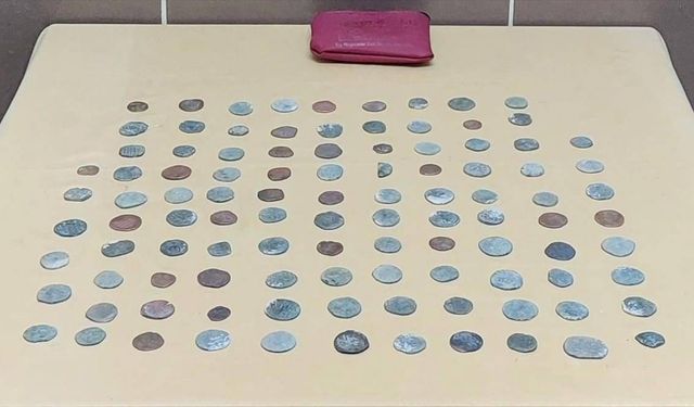 Aşkale'de Bizans dönemine ait 104 sikke ele geçirildi, 3 gözaltı