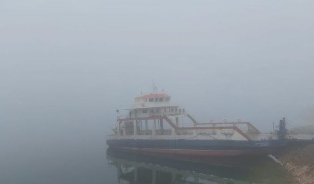 Çemişgezek-Elazığ feribot seferleri iptal edildi