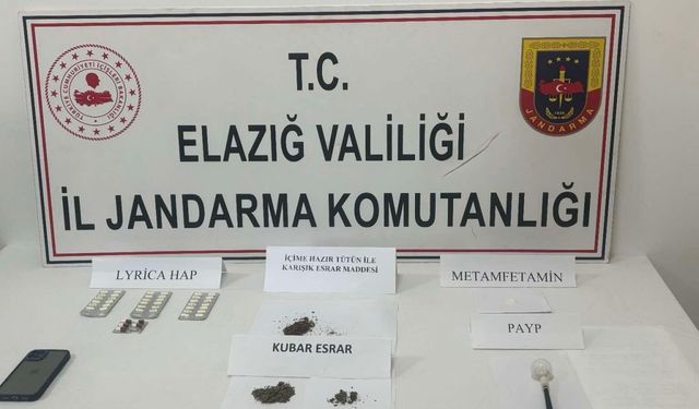 Elazığ'da uyuşturucu operasyonu: 1 gözaltı, 2,20 gram metanfetamin ve 5,29 gram esrar ele geçirildi