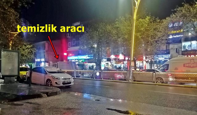 Erzincan’da Temizlik Araçları Trafiği Zora Soktu!