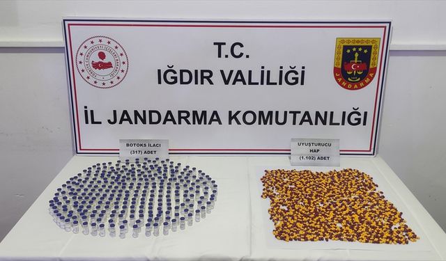 Iğdır'da gümrük kaçağı botoks ilacı ve uyuşturucu operasyonu: 4 tutuklama