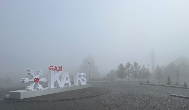 Kars’ta Yoğun Sis ve Soğuk Hava Hayatı Olumsuz Etkiledi: Uçuşlar Ertelendi, Kazalar Meydana Geldi