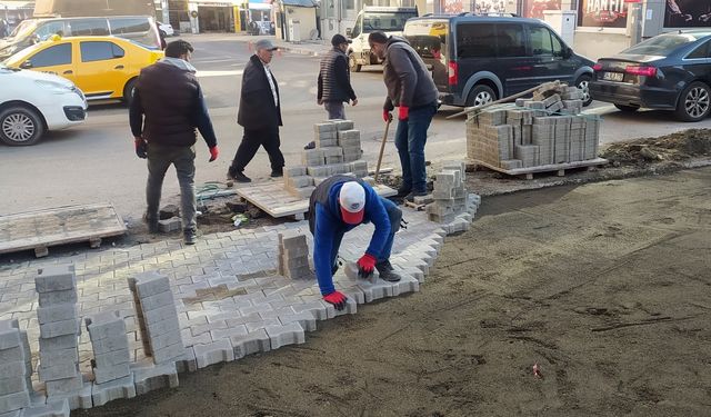 Sarıkamış'ta yollar onarılıyor