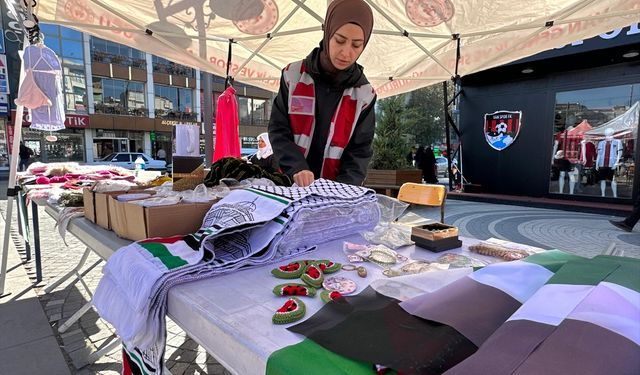 Van’da Filistin için kermes düzenlendi, gelirler yardıma gidecek