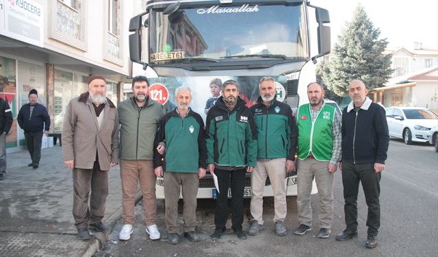 Erzincan'dan 121. tır gitti