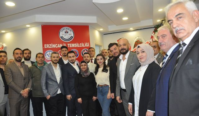 Erzincan'da sendikalar birleşti: Kamu Birliği Konfederasyonu şube açılışını gerçekleştirdi