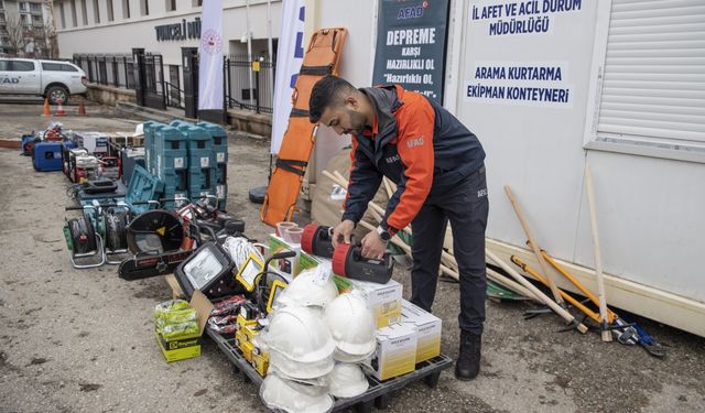 Tunceli'de afetlere karşı müdahale kapasitesi artırılıyor: 8 yeni konteyner kuruluyor