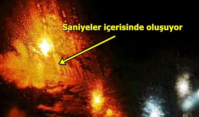 Erzincan’da Dondurucu Soğuk: Saniyeler içinde oluşuyor!