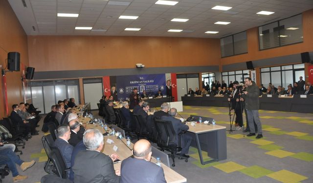 Erzincan'da 2025 Yılı Planları ve Projeleri Konuşuldu