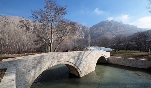 Malatya'da Hacılar Taş Köprüsü'nün Restorasyonu Tamamlandı