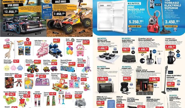 BİM 9 Mayıs 2025 Kataloğu: Elektronik Ürünlerden Ev Eşyalarına, Oyuncaklardan Giyim Ürünlerine Kadar Geniş Ürün Yelpaze
