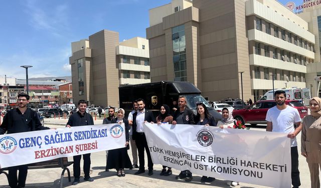 Erzincan’da sağlık çalışanları sorunlarını anlattı