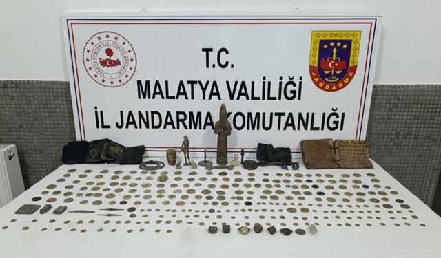 Malatya’da Tarihe Darbe: Jandarmadan Kaçak Eser Operasyonu