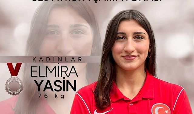 U20 Avrupa Güreş Şampiyonası’nda Elmira Yasin’den Bronz Madalya