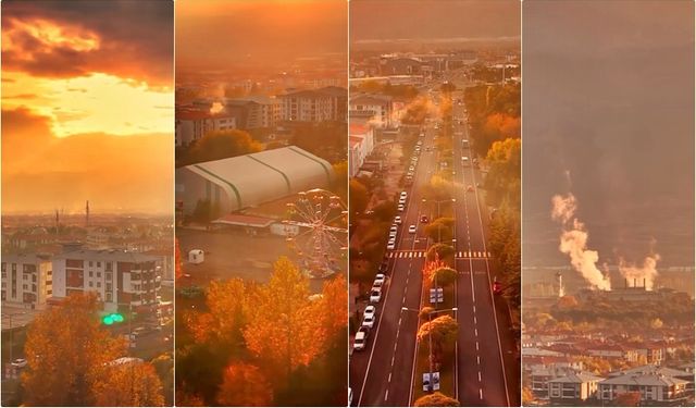 Erzincan’da Büyüleyen Gün Batımı