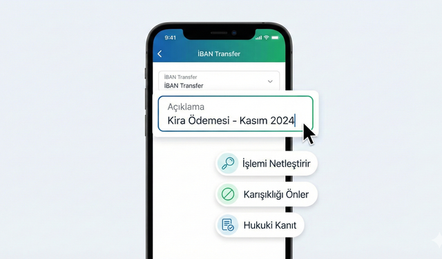 IBAN'da 'Açıklama' Yazmayana Transfer Yok!