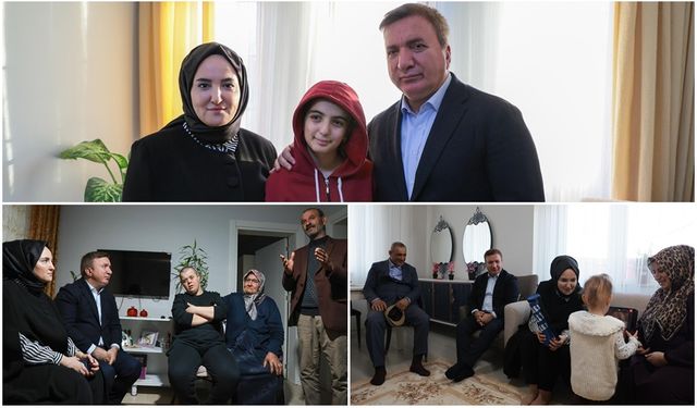 Vali Aydoğdu’dan Peş Peşe Ev Ziyaretleri