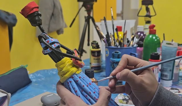 Atıklar Erzincan’da Sanata Dönüşüyor (VİDEO)