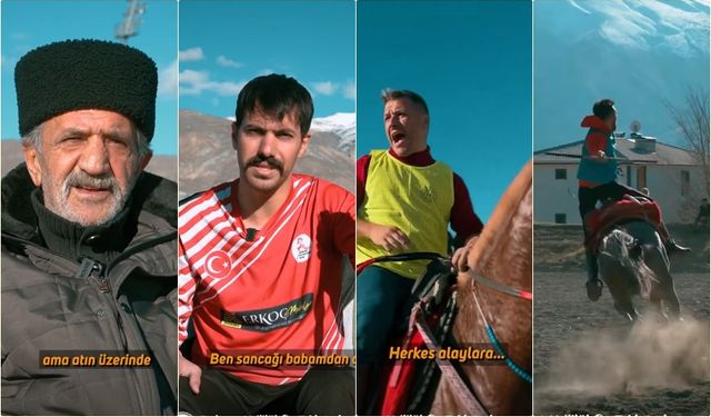 Atlı Ciritte Dededen Toruna Yaşayan Alp Ruhu (VİDEO)