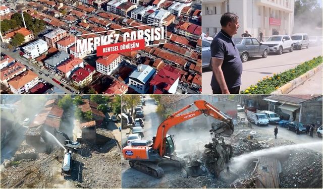 Başkan Aksun Merkez Çarşısı İçin Start Verdi (VİDEO)