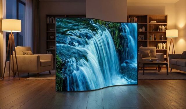 Bu televizyon halı gibi dürülüyor ama kırılmıyor!