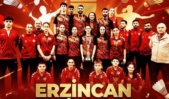 Erzincan Badmintonda Süper Lig’e Damga Vurdu