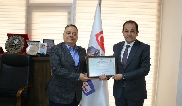 Erzincan DSYB’den Büyük Başarı: 1. Sınıf Tarımsal Amaçlı Örgüt Belgesi Aldı