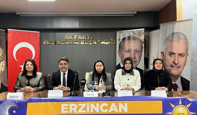 Erzincan’da AK Parti'den Kadın Vurgusu