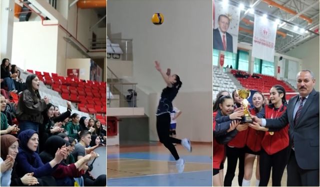 Erzincan’da Genç Kızlar Voleybol Finali Nefes Kesti!