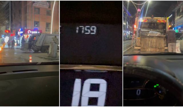 Erzincan’da Mesai Çıkışında Çöp Toplama Tepki Çekti: Trafik Kilitleniyor (VİDEO)