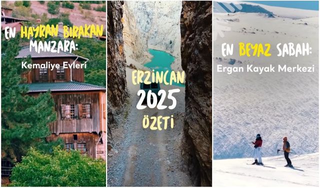 Erzincan’ın Doğası ve Tarihi Bu Videoda Buluştu