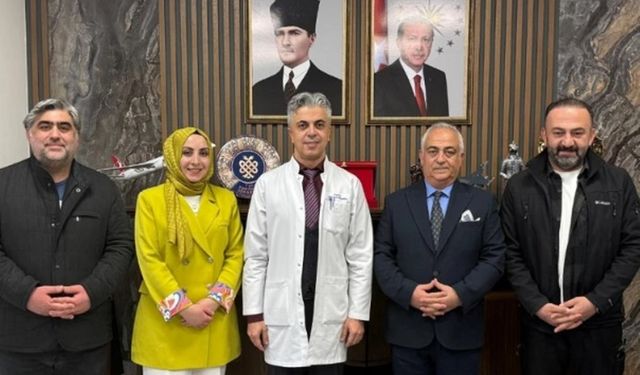 Gazeteciler Cemiyeti’nden Başhekim Kuyrukluyıldız’a Ziyaret