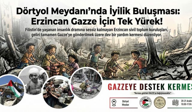 Gazze İçin Erzincan Seferberliğine Siz de Katılın