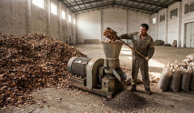 Düşen yaprakları toplayıp servet kazanıyorlar!