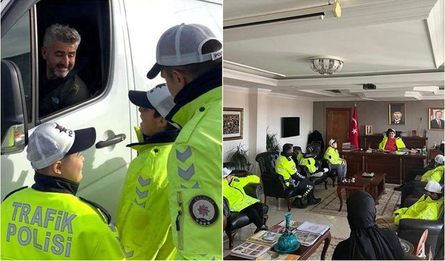 Özel Öğrenciler Trafik Üniformasını Giyince