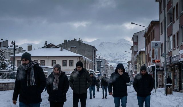 Erzincan'a "zemheri ayazı" geliyor!