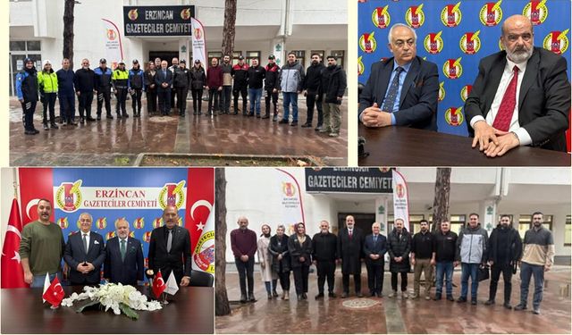 10 Ocak’ta Gazetecilere Yoğun İlgi: Erzincan’da EGC’ye Ziyaretler Peş Peşe Geldi