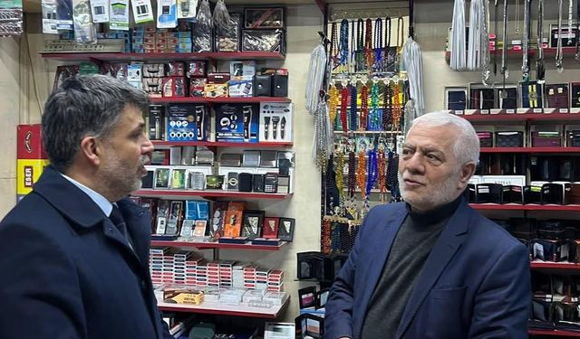 AK Parti İl Başkanı Kabadayı Esnafın Nabzını Tuttu