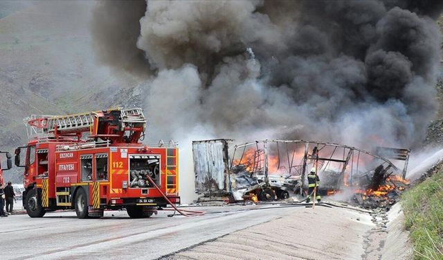 Erzincan İtfaiyesi 2025’te 4 Bin 287 Olaya Müdahale Etti