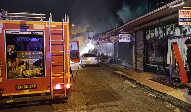Erzincan’da Ekmek Fırınında Yangın Paniği! (VİDEO)