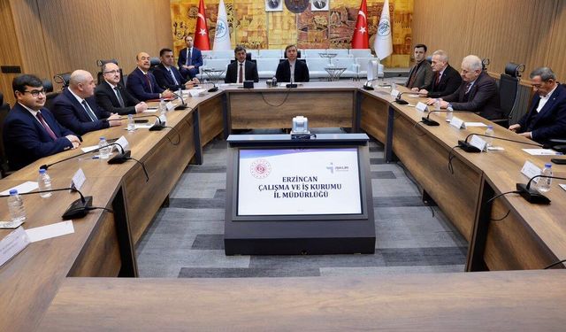 Erzincan’da İstihdam Gündemi: Eğitim Planları ve Programlar Görüşüldü