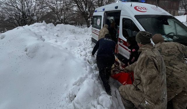 Başbağlar’da Kar ve Tipiye Karşı Zamanla Yarış