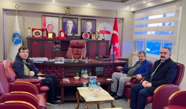 Çayırlı’da Hayati İnanç Belediye’de Ağırlandı