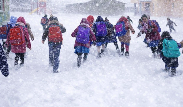 Erzincan'da Eğitime Ara Verildi!