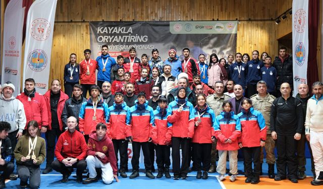 Kayakla Oryantiring Heyecanı Erzincan’da
