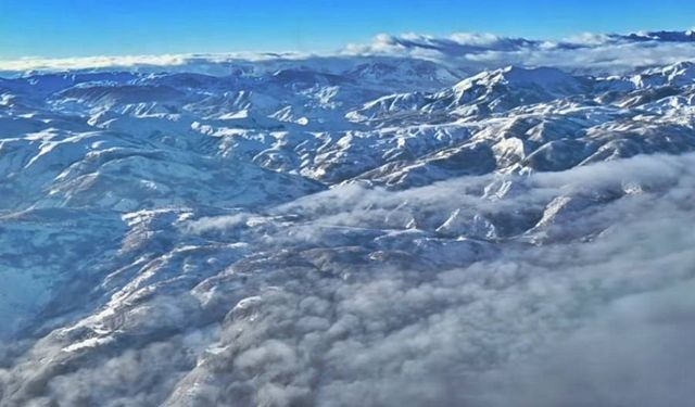 Gökyüzünden Beyaz Erzincan! (VİDEO)