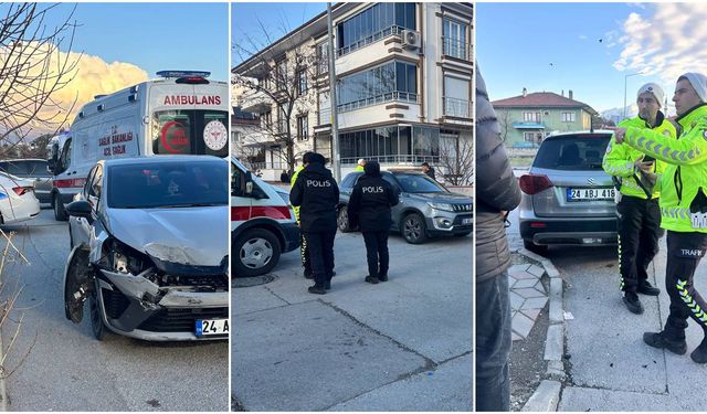 Erzincan'da Korkutan Kaza: İkisi Çocuk 3 Kişi Yaralandı (VİDEO)